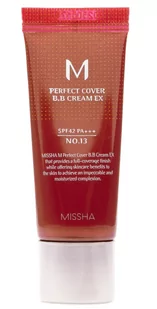 Missha M Perfect Cover BB Cream SPF42 PA+++ No 13 Bright Beige 20ml - Podkłady do twarzy - miniaturka - grafika 1