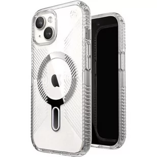 Etui SPECK Presidio Perfect-Clear Grip ClickLock & MagSafe do Apple iPhone 13/14/15 Przezroczysto-srebrny - Etui i futerały do telefonów - miniaturka - grafika 1