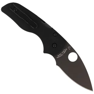 Nóż składany Spyderco Lil' Native G-10 Black / Black Blade Plain (C230GPBBK) - Noże - miniaturka - grafika 3