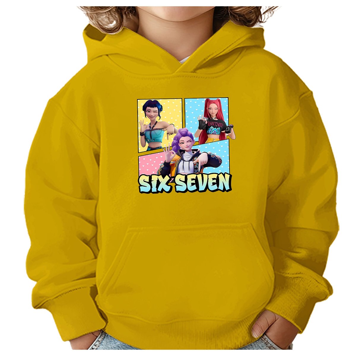 BLUZA DZIECIĘCA 67 SIX SEVEN VIRAL HUNTRIX 122-128 CHŁOPIĘCA DZIEWCZĘCA