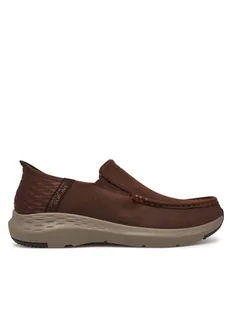 Skechers Półbuty Oswin 204866 Brązowy - Półbuty męskie - miniaturka - grafika 1