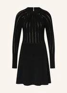 Sukienki - Boss Sukienka Z Dzianiny Fuccia Z Wycięciami schwarz - miniaturka - grafika 1