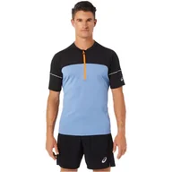 Koszulki i topy damskie - Koszulka Asics Fujitrail Top Tee M 2011B895 (kolor Czarny. Niebieski, rozmiar S) - miniaturka - grafika 1