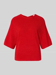 Sweter z dzianiny z rękawem o dł. 3/4 model ‘CODY’ - Swetry damskie Sweter z dzianiny z rękawem o dł. 3/4 model ‘CODY’ - Swetry damskie - miniaturka - grafika 1