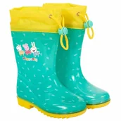 Buciki dla niemowląt - Kaloszki dziecięce ze ściągaczem Świnka Peppa 24/25 - miniaturka - grafika 1