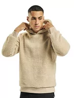 Bluzy męskie - Urban Classics Męska bluza z kapturem Sherpa, beżowy (Darksand 00806), XL - miniaturka - grafika 1