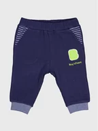 Spodnie i spodenki dla dziewczynek - Birba Trybeyond Spodnie dresowe 999 52018 00 Niebieski Regular Fit - miniaturka - grafika 1