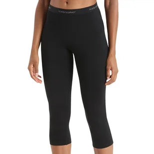 Legginsy Icebreaker Merino 200 Oasis 1043820011 - czarne - Legginsy - miniaturka - grafika 1