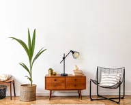 Lampy stojące - Lampka stołowa do czytania w salonie z regulowanym ramieniem MUBI LOFT - miniaturka - grafika 1