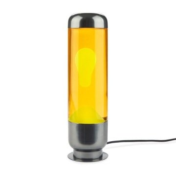 Lampka Lawa Lampa Lava magma Magmowa Kapsuła pomarańczowa żółta Big