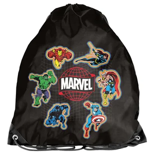 Worek szkolny na obuwie czarny Avengers, Paso - Worki na buty - miniaturka - grafika 1