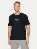 Koszulki męskie - Tommy Hilfiger T-Shirt MW0MW38980 Granatowy Regular Fit - miniaturka - grafika 1