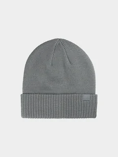 4F Czapka w kolorze szarym - Czapki damskie - miniaturka - grafika 1