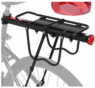 BAGAŻNIK ROWEROWY TYLNY ALUMINIUM UNIWERSALNY 50KG D547 - Bagażniki rowerowe - miniaturka - grafika 1