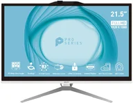 Zestawy komputerowe - MSI AIO PRO AP222T 13M-006XEU, Core i3-13100,21.5" FHD Touch,8GB,256GB SSD,Intel UHD,bez OS,White - miniaturka - grafika 1