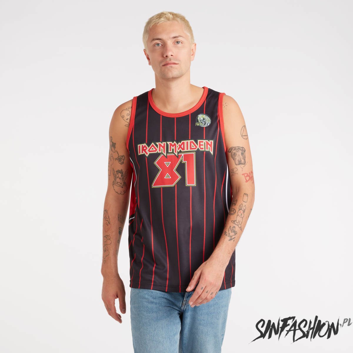 Tank Amplified IRON MAIDEN - KILLERS BBALL VEST-XS