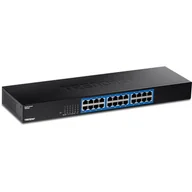 Pozostałe akcesoria sieciowe - Trendnet TEG-S25 łącza sieciowe Gigabit Ethernet (10/100/1000) Czarny - miniaturka - grafika 1