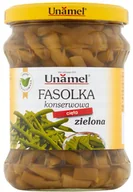 Pasztet i przetwory mięsne - Fasolka zielona Unamel 440 g - miniaturka - grafika 1