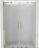 Ścianki i drzwi prysznicowe - Mexen Velar L Duo drzwi prysznicowe rozsuwane 160 cm, szron, złote - 871-160-003-32-50 - miniaturka - grafika 1