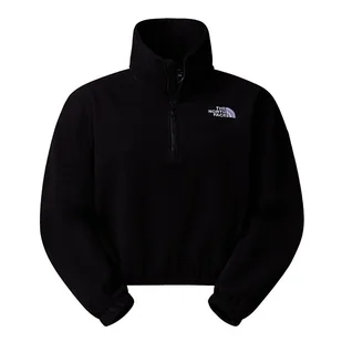 Bluza The North Face 100 Glacier 1/2 0A89J9JK31 - czarna - Bluzy sportowe damskie - miniaturka - grafika 1