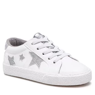 Buty dla dziewczynek - Sneakersy BIG STAR - FF374034 White/Silver - grafika 1