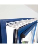 Transportery dla kotów - Trixie Krata zabezpieczajaca do okna, góra/dół, 75–125 × 16 cm, biała - miniaturka - grafika 1