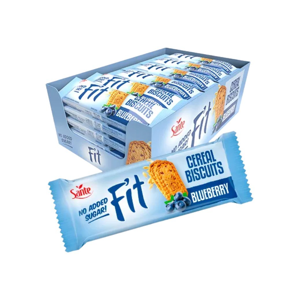 Sante Fit Ciasteczka Zbożowe z Jagodą 50g x 20 szt