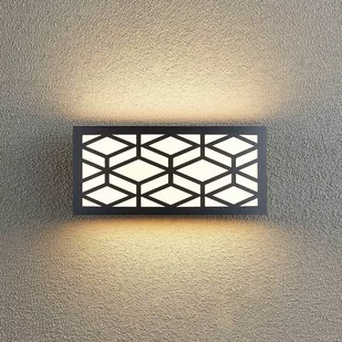 Lindby Jakari kinkiet zewnętrzny kątowy sześciokąt - Lampy ogrodowe - miniaturka - grafika 4