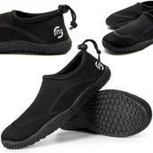 Pływanie - Buty do wody MOLTI BW001 czarne 40 - miniaturka - grafika 1