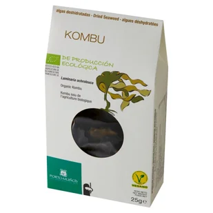 Porto Muinos ALGI MORSKIE SUSZONE - KOMBU BIO 25 g - PORTO MUINOS - Zdrowa żywność - miniaturka - grafika 2