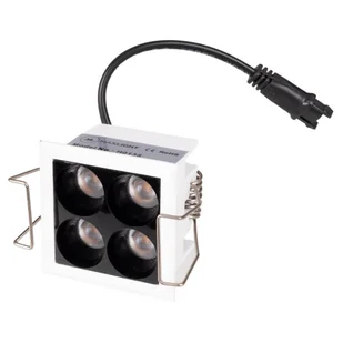 Wpuszczana lampa kostka X-LINE H0135 Maxlight LED 5W 3000K sufitowa biały czarny - Lampy ogrodowe - miniaturka - grafika 1