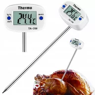 Termometry kuchenne - Termometr Kuchenny Lcd Cyfrowy Sonda Mięsa Wina - miniaturka - grafika 1