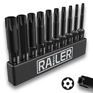 Akcesoria i części do ekspresów do kawy - Tamper Proof TORX Bit Set, Railer 10-Piece 6 Point TORX Security Screwdriver Bit Set. S2 Steel Impact Driver 2" Star Bit Set (T8, T9, T10, T15, T20, T25, T27, T30, T40, T45) - miniaturka - grafika 1