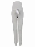 Spodnie damskie - Damskie spodnie dresowe ciążowe szare Bellybutton Maternity, r.XS - miniaturka - grafika 1