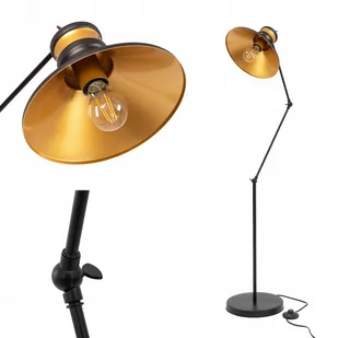 Lampa Stojąca Podłogowa Asti Loft Czarna - Lampy stojące - miniaturka - grafika 1