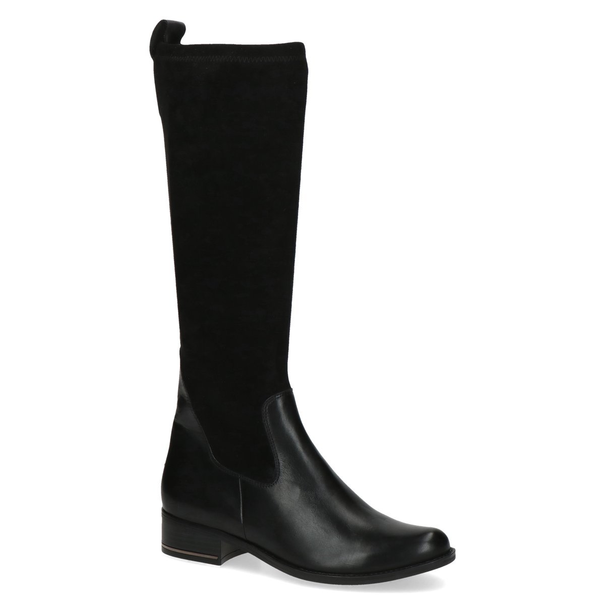 Kozaki damskie długie czarne ze streczem Caprice 25514-41-38