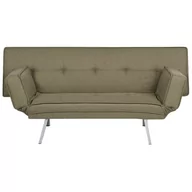 Sofy i kanapy - Tapicerowana sofa rozkładana zielona BRISTOL - miniaturka - grafika 1