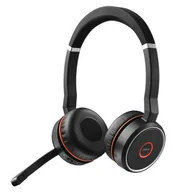 Słuchawki - Jabra Evolve 75 MS Stereo czarne - miniaturka - grafika 1
