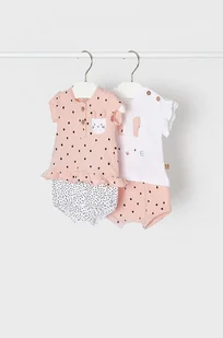 Mayoral Newborn komplet niemowlęcy (2-pack) kolor różowy - Komplety dla niemowląt - miniaturka - grafika 1