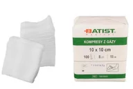 Apteczki i materiały opatrunkowe - Batiste, Kompresy niesterylne gaziki 10x10cm, 100 szt. - miniaturka - grafika 1