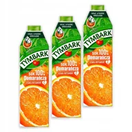 Soki i napoje niegazowane - Tymbark Sok 100% pomarańcza 1 l x 3 sztuk - miniaturka - grafika 1