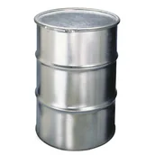 Beczki - Beczka stalowa metalowa ocynkowana 200L zdejmowane wieko - miniaturka - grafika 1