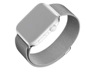 Akcesoria do smartwatchy - FIXED Mesh Strap do Apple Watch 40/41/42 mm silver - miniaturka - grafika 1