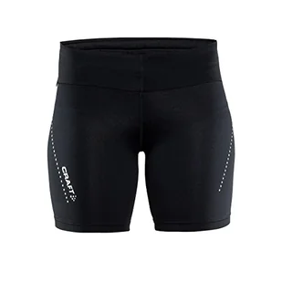 Craft damska Essential Short Tights W napęd Boardshorts, czarny, XS 1904776-9999-3 - Spodnie damskie - miniaturka - grafika 1