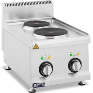 Akcesoria gastronomiczne - Kuchnia elektryczna nastawna z okapem 2 pola grzewcze 4.6 kW 400 V - miniaturka - grafika 1