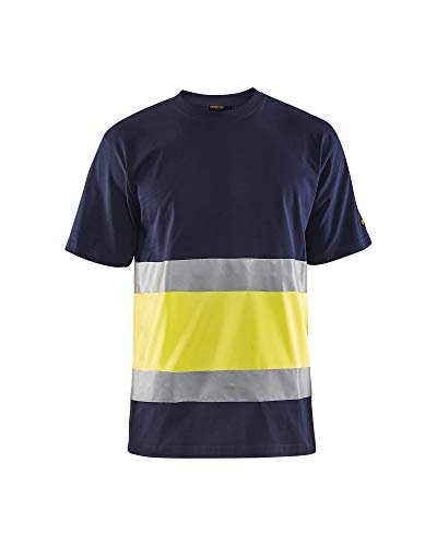 Blakläder 338710308833XXXL T-shirt o wysokiej widoczności rozmiar XXXL granatowy/żółty