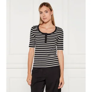 LAUREN RALPH LAUREN Bluzka Slim Fit - Bluzki damskie - miniaturka - grafika 1