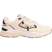 Trampki damskie - Pepe Jeans Damskie trampki DAVE KNIT W, beżowe (OYSTER WHITE), 38 EU, Beżowy biały ostryg, 5 UK - miniaturka - grafika 1