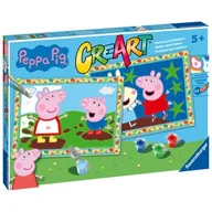 Malowanie po numerach - CreArt dla dzieci, Malowanie po numerach, Świnka Peppa, 2 szt. - miniaturka - grafika 1