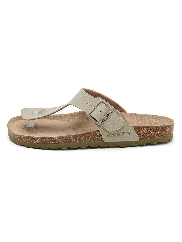 SABOKETS Japonki w kolorze khaki